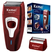 original kemei finishing fades powerful rechargeable electric shaver hair beard electric razor bald head shaving machine for men
