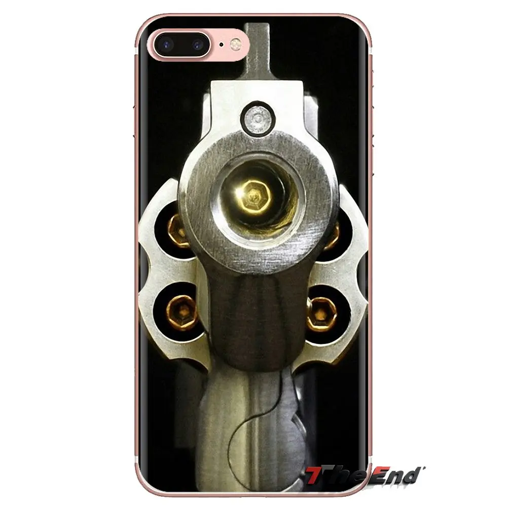 Loose Gold Bullets gun Bullet Transparent Soft Case For Xiaomi Mi4 Mi5 Mi5S Mi6 Mi A1 A2 5X 6X 8 9 Lite SE Pro Max Mix 2 3 2S |
