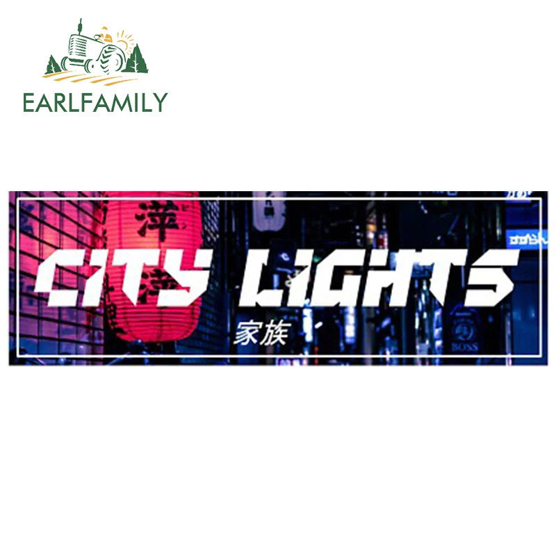 EARLFAMILY 13 см наклейки на заднюю панель автомобиля JDM забавные водонепроницаемые