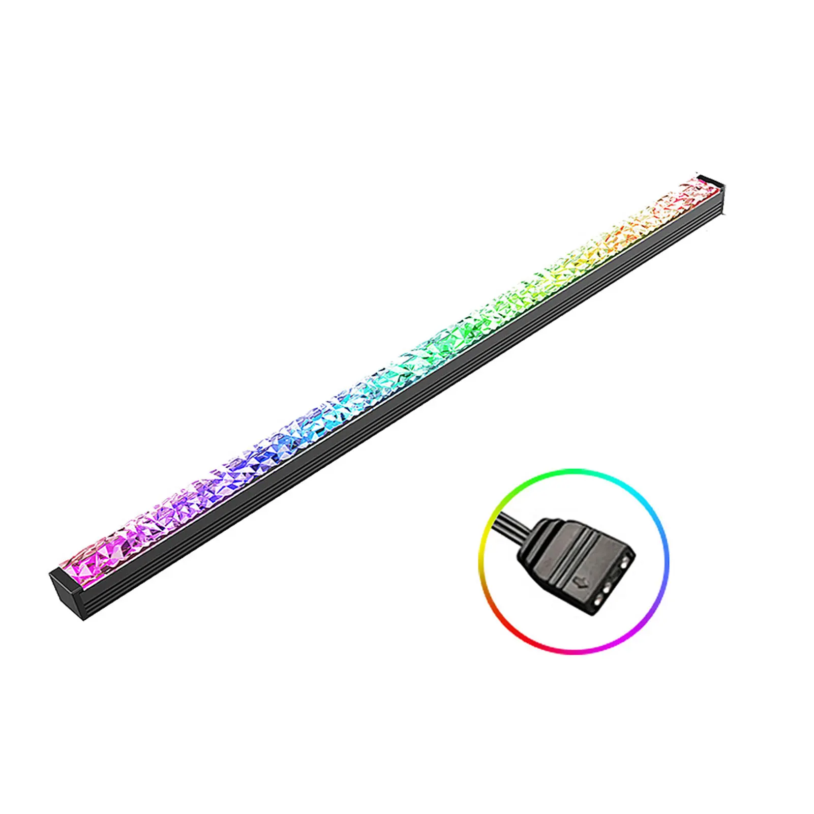 ARGB Интерфейс Простая установка магнитной фиксацией яркий ночью ПК цветное 5V 3pin