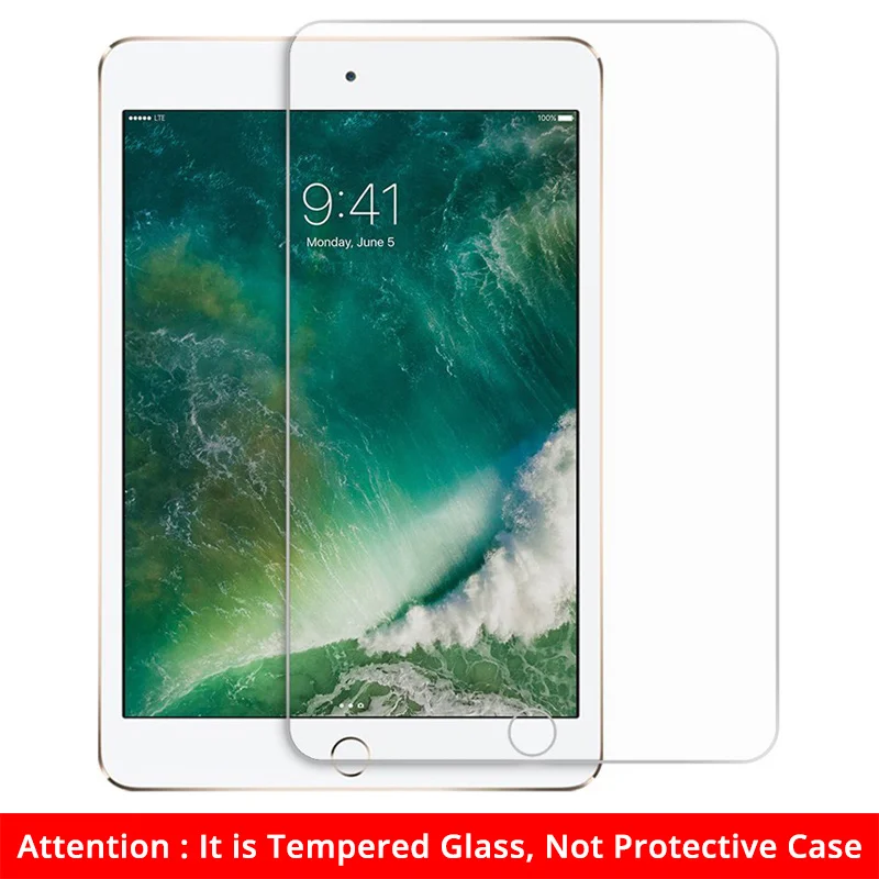 Glass Film(Not Case) Case for iPad 9.7 Magnetic Stand Silicone Soft Back Cover for iPad 6th 5th Generation A1893 A1954 A1822 A1823 Funda - Цвет: Glass Film(Not Case)