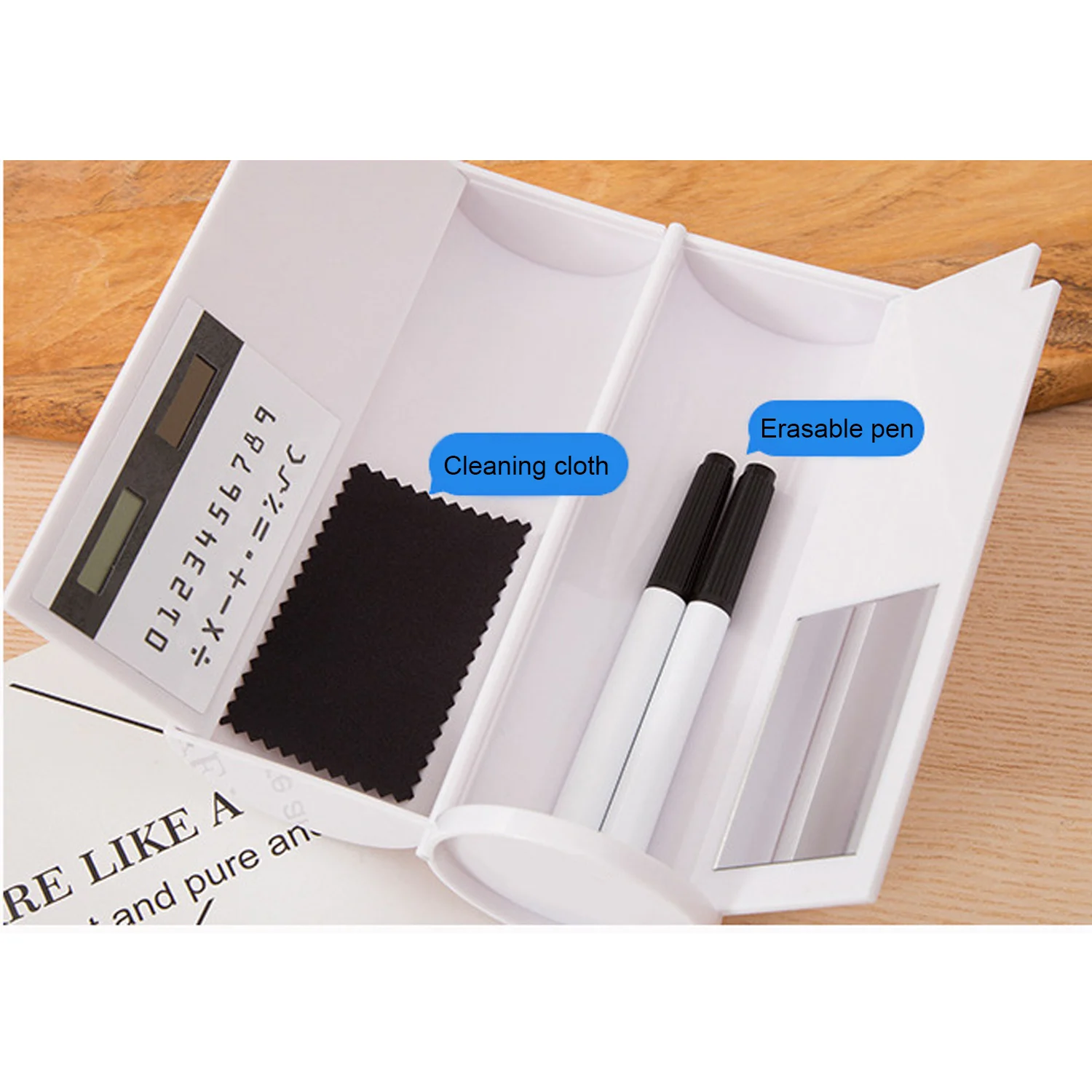 Kawaii Мультфильм Пластиковая двухслойная доска карандаш ручка чехол с солнечным