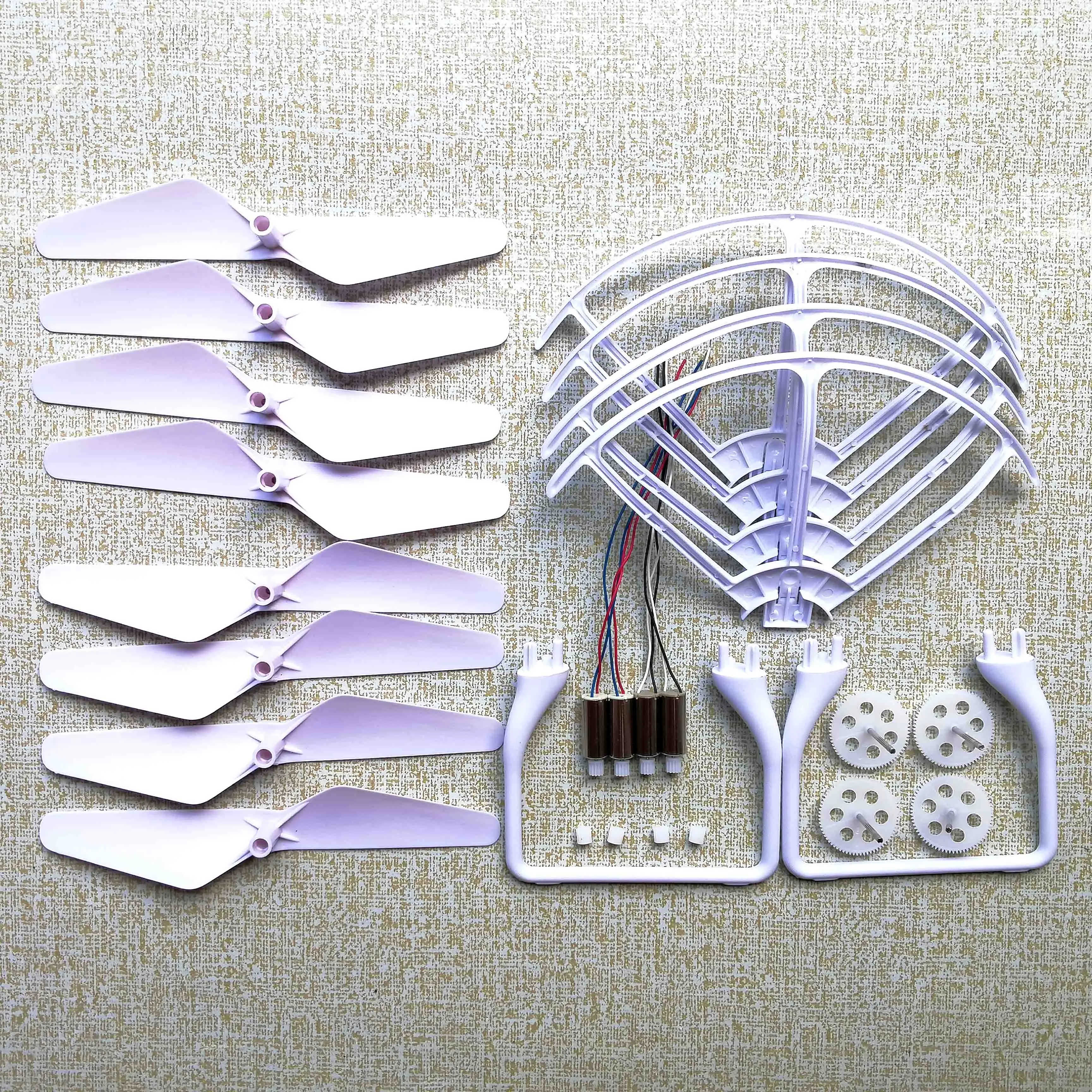 

KY606D quadcopter wifi FPV 4k Camera RC Drone spare part motors engines gear propeller guard kit