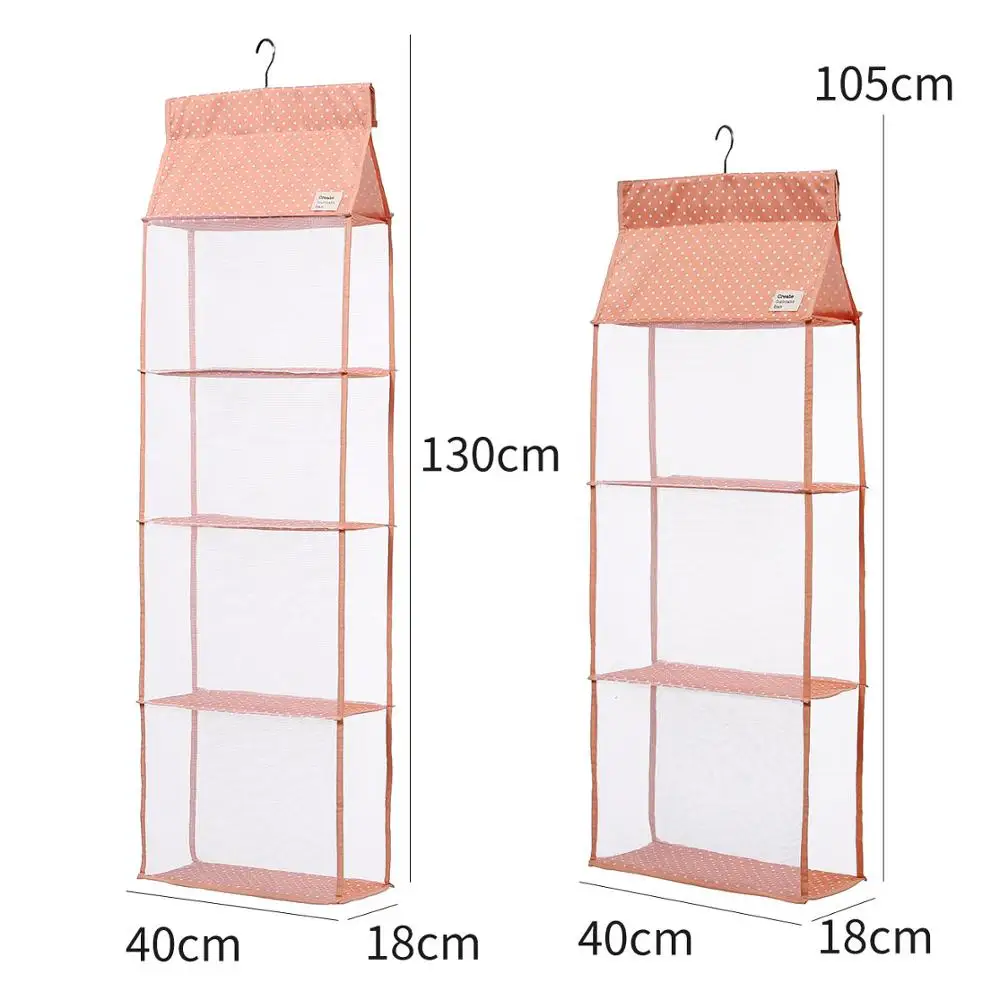 

Wall Door Hanging Storage Bag for Handbag Clothes Wardrobe Closet Organizer Folding Bag Shelf Home Storage Hanging Organizer