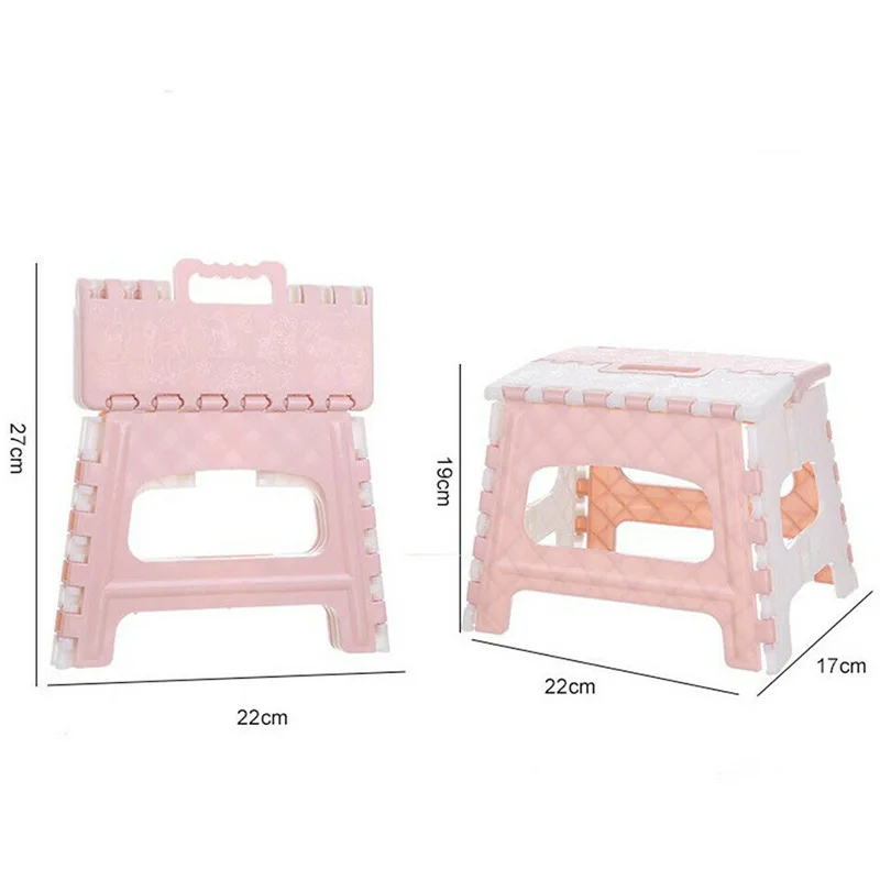 

Folding Step Stool Plastic Multi Purpose Folding Step Stool Home Train Outdoor Foldable Storage Green