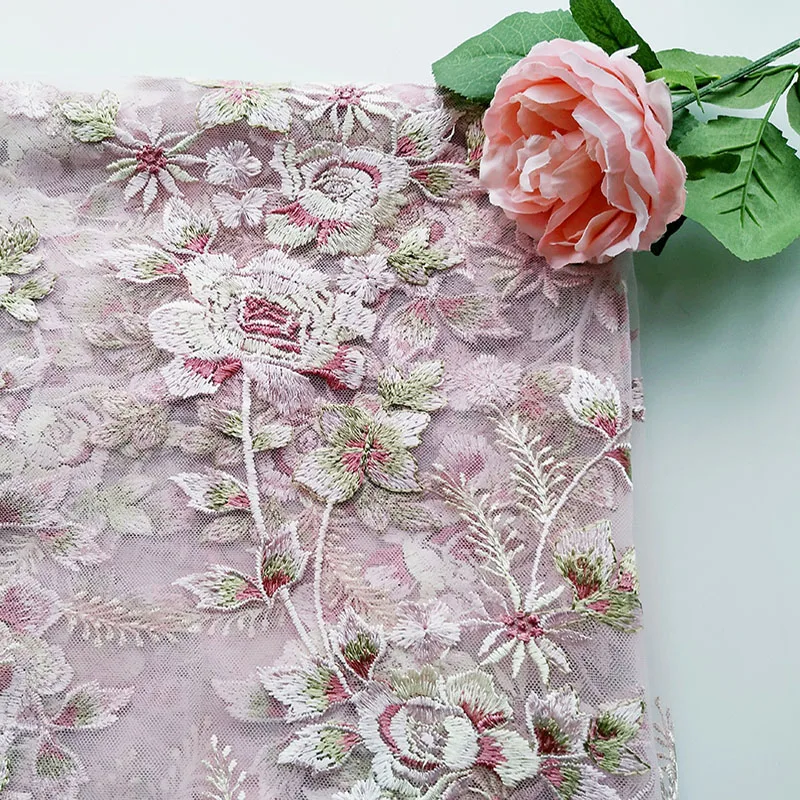 

1pc Beautiful Flower Applique Embroidered Sew on Patches For Clothes Dress Fashion Sticker Diy Decoration Repair High Quality