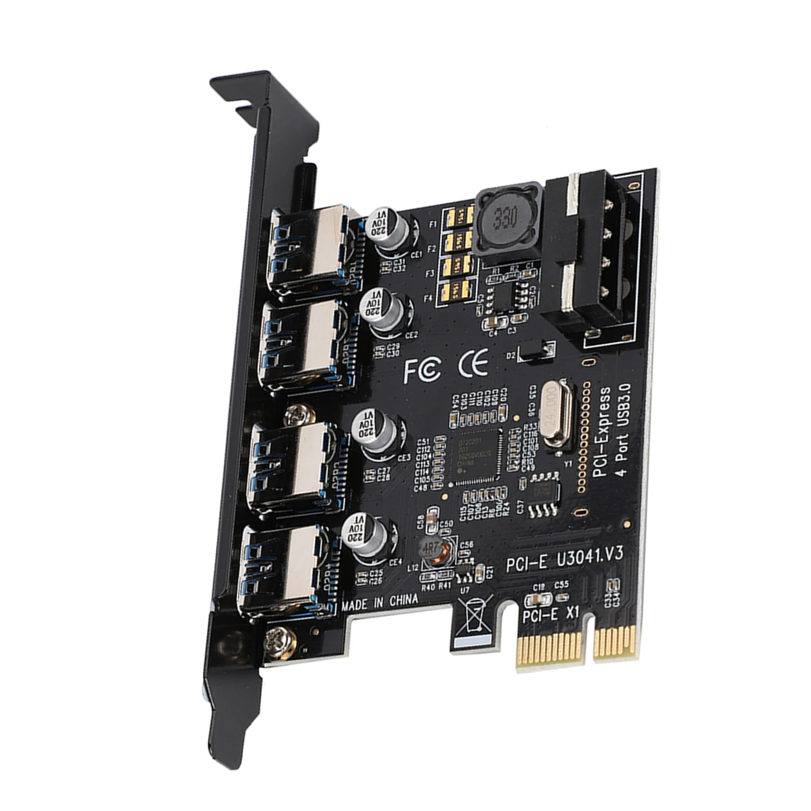 

STW-3004 PCI-e to USB3.0 expansion card Fast transmission speed Stable performance Safe to use Compatible with USB 2.0 1.1 1.0