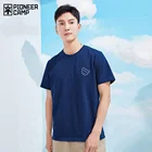 Футболка мужская Pioneer Camp ATK01130546H, 100% хлопок, Повседневная Свободная одежда с принтом медведя, лето