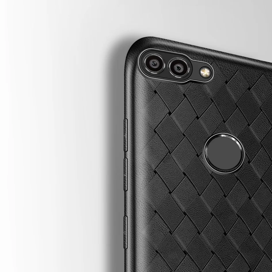 Для huawei P Smart чехол тонкий ТПУ переплетение силиконовый мягкий чехол для huawei P Smart Plus чехол для huawei PSmart Z Coque