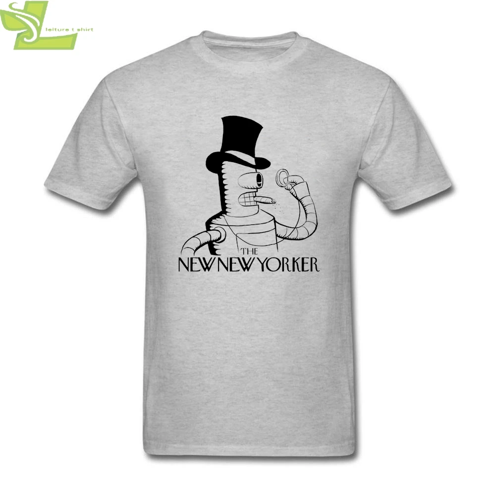 The New Yorker Tees Men's Crewneck Short Sleeve Tee Shirts Printed Cool | Мужская одежда