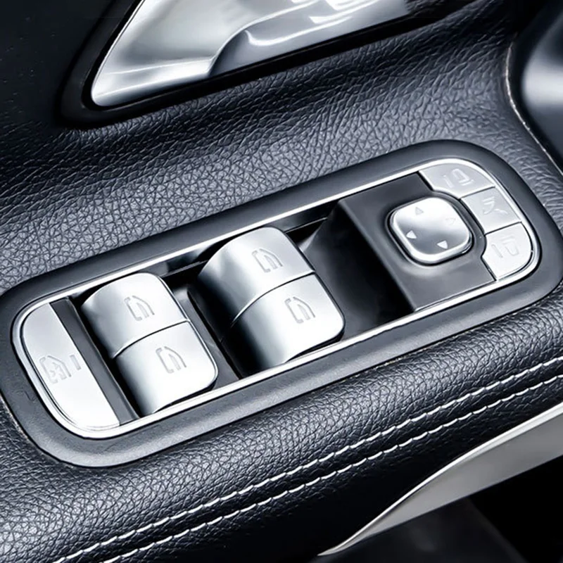 Переключатель окна автомобиля крышка стекла лифт переключатель стикер для