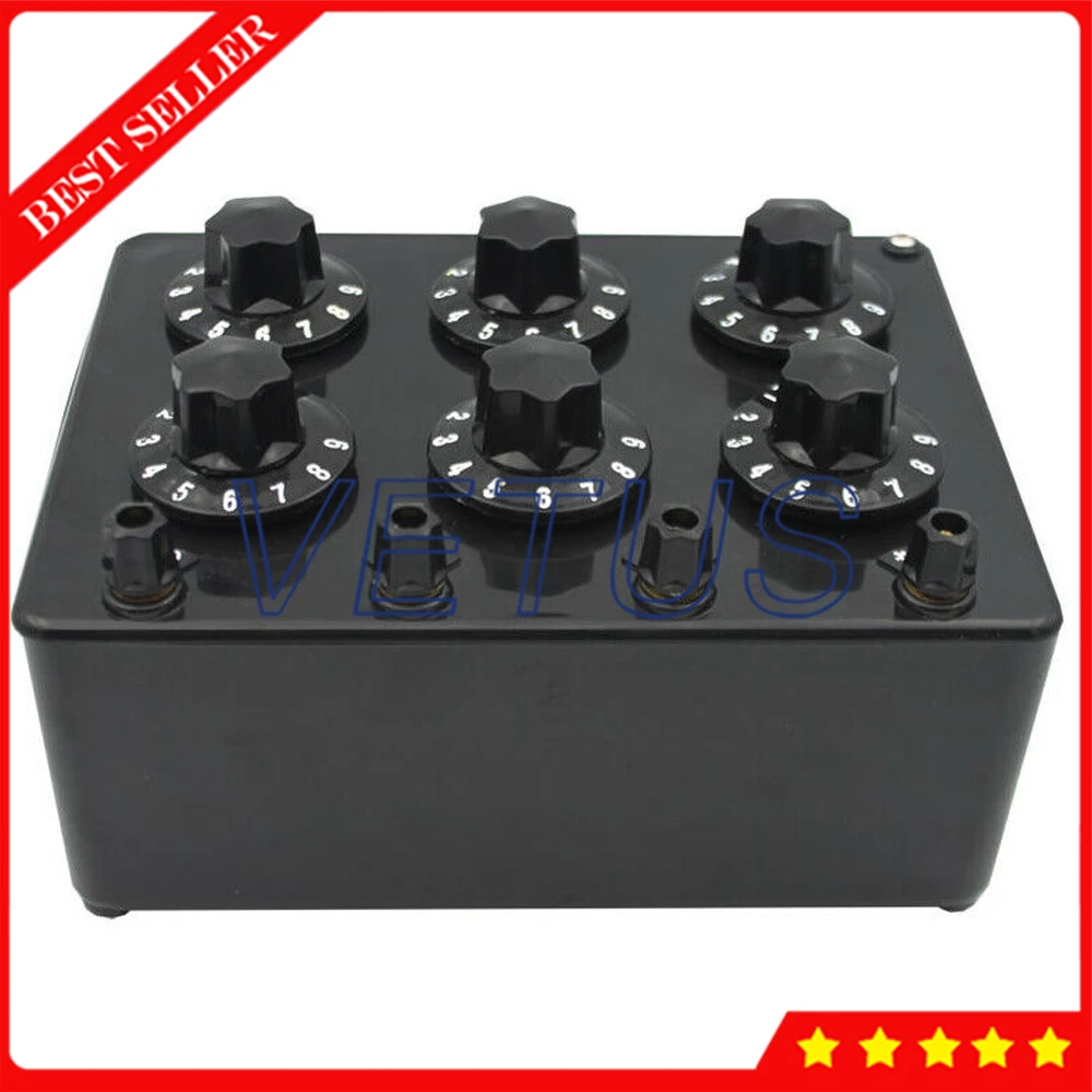 Прецизионная коробка с 6 циферблатами постоянный ток мосты переменный