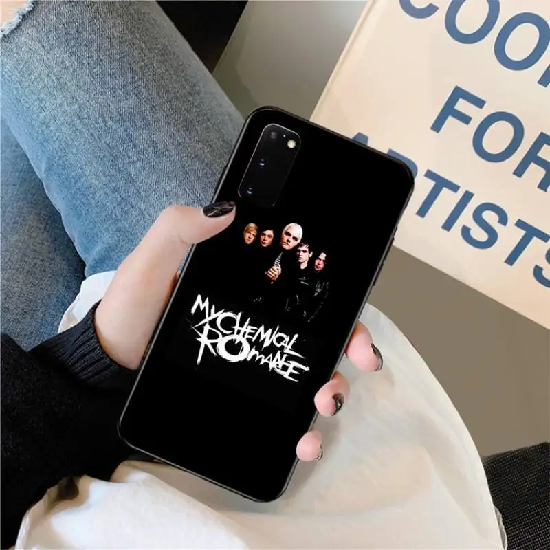 HPCHCJHM My Chemical Romance Bling Cute Phone Case для Samsung S20 plus Ultra S6 S7 edge S8 S9 S10 5G|Бамперы| |