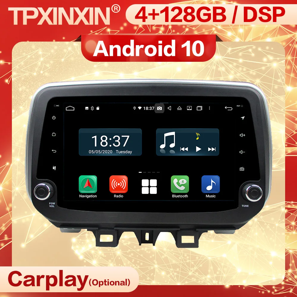 

Автомобильный стереоприемник Carplay 2 Din Android для Hyundai Tucson 2018 2019 2020, видеомагнитофон, аудиоголовное устройство, экран проигрывателя