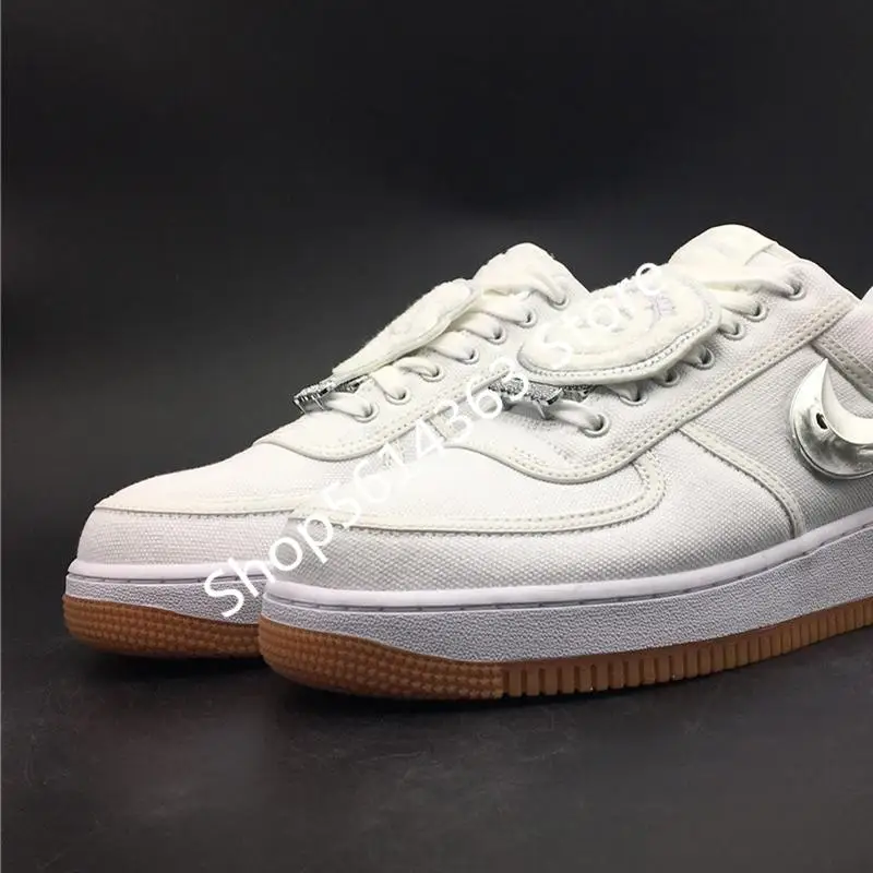 Travis Scott x Air Forced 1 низкая CN2405-900 1s Cactus Jack AF1 Мужская и  женская спортивная обувь кроссовки Замша лучшее качество - купить по  выгодной цене | AliExpress