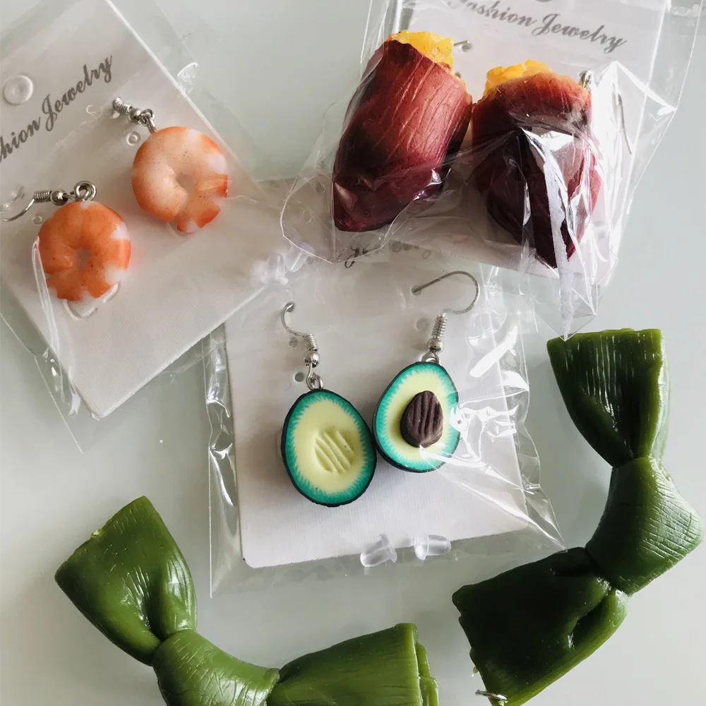 Новые оригинальные дизайнерские забавные серьги-подвески с изображением