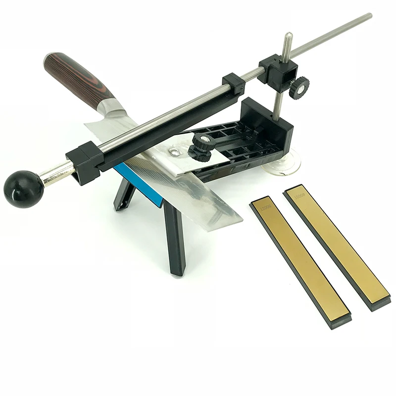 

[ 3 pcs set ]Easy carry kitchen gadgets knives accessories professional Sharpening stone sets Golden Diamondnal Alloy grindstone