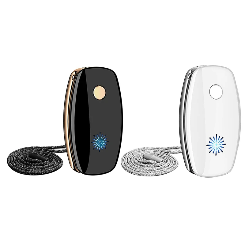 

Персональный портативный мини-очиститель воздуха с отрицательными ионами, 200 миллионов, 1000 мАч, подвесной автомобильный очиститель для шеи