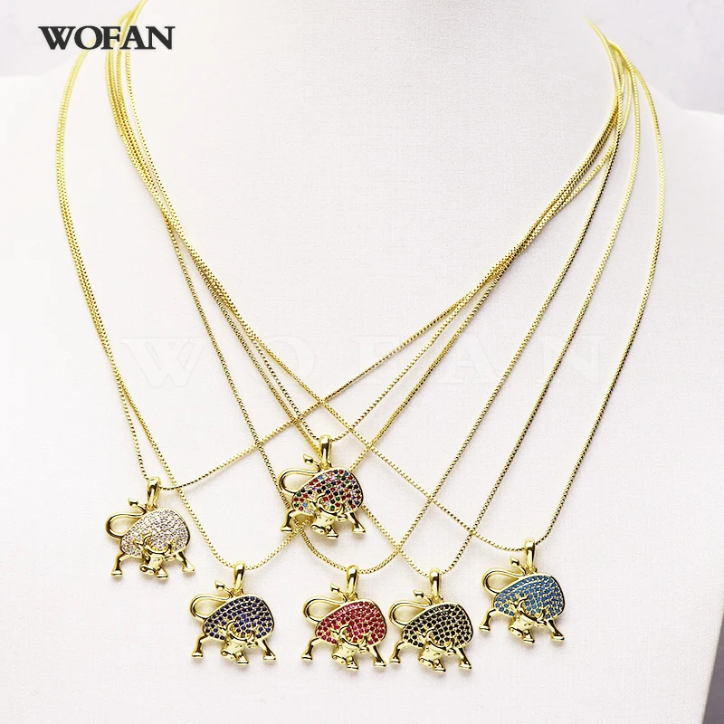 

3 Strand zirconia Bull Pendant necklace New design jewelry accessories for women necklace for women New design 8154