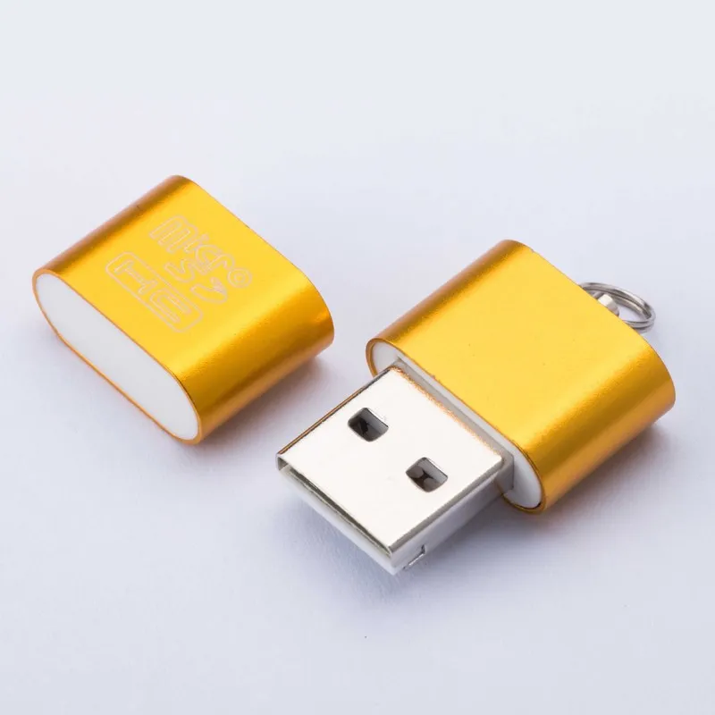 Высокоскоростной USB 2,0 интерфейс Micro SD TF T-Flash устройство для чтения карт памяти адаптер легкий портативный мини карты памяти оптом