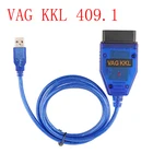Vag Kkl Com 409 1 vcds оригинальный сканер Ftdi Ft232rl OBD2 с интерфейсом для VW Audi Seat Volkswagen Skoda