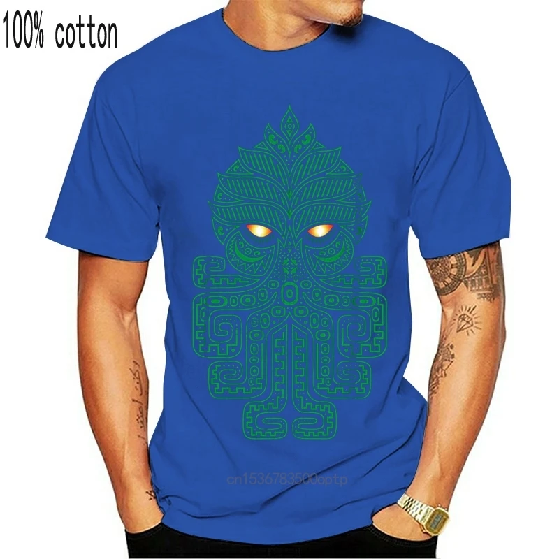 

New Cthulhu Elder God Green Art Aztec Style Men'S (Woman'S Available) T Shirt Black Summer Style Casual Wear Tee Shirt
