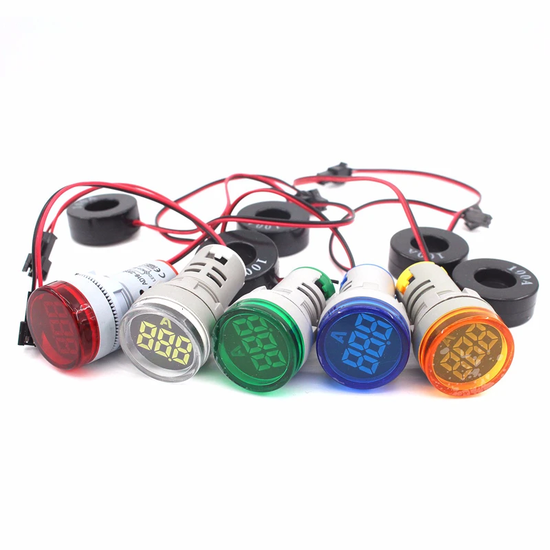 Измеритель переменного тока с цифровым светодиодным дисплеем вольтметр