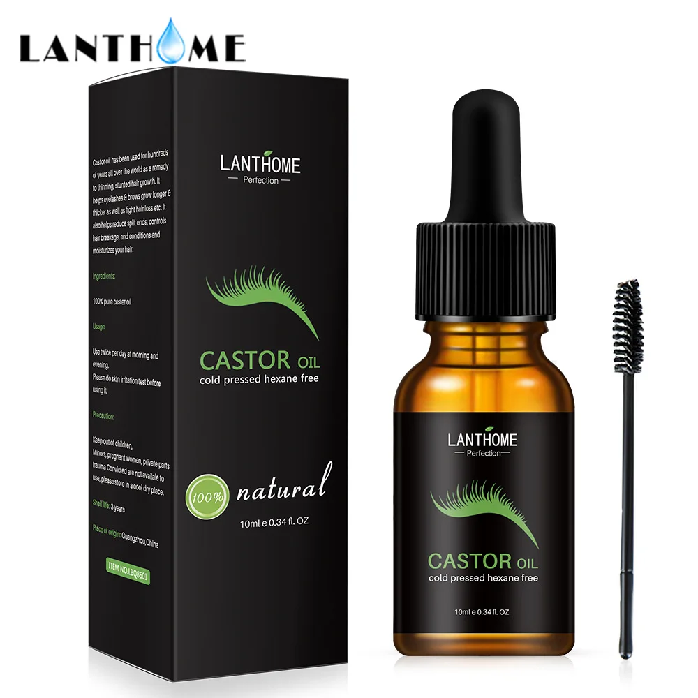

Pure Castor Oil Hair Growth Serum for Eyelash Growth Lifting Hair Oil for Damaged Hair Scalp Prevent Skin Aging Castor Serum