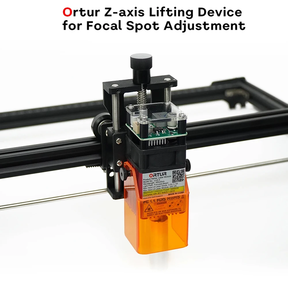 Устройство Ortur Laser Master 2 Pro с ЧПУ для подъема по оси Z регулировки фокусных точек |