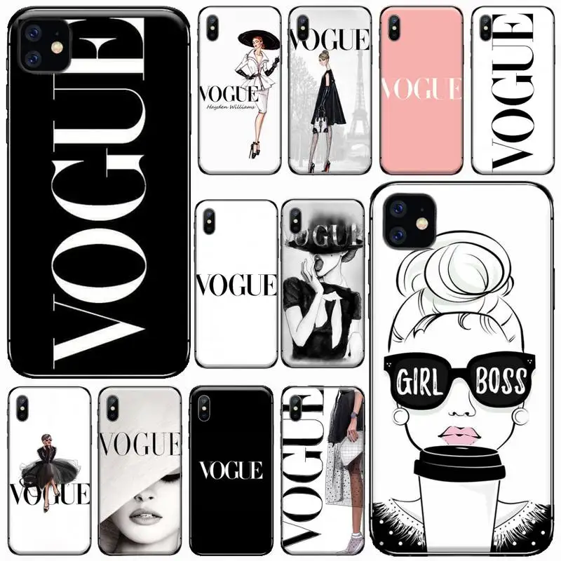 Модный чехол для телефона принцессы девушки женщины руководителя кофе iphone 8 11 12