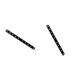 2 шт., универсальный держатель для глушителя выхлопных газов, черный-длина: 30 см