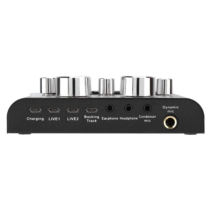 USB-звуковой интерфейс V8 Интеллектуальный Регулируемый громкость звуковой микшер