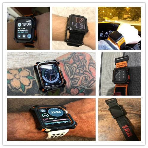 

watch case For Apple Watch series 6 5 4 3 Cover For iWatch 42mm 38mm 44mm 40mm watches proctect bump for apple watches se 6