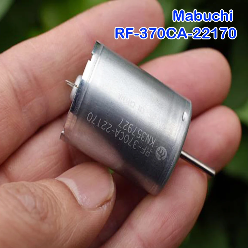 MABUCHI RF 370CA 22170 Мотор DC 5V 6V 6000 об/мин драгоценного металла кисть микро мини двигатель