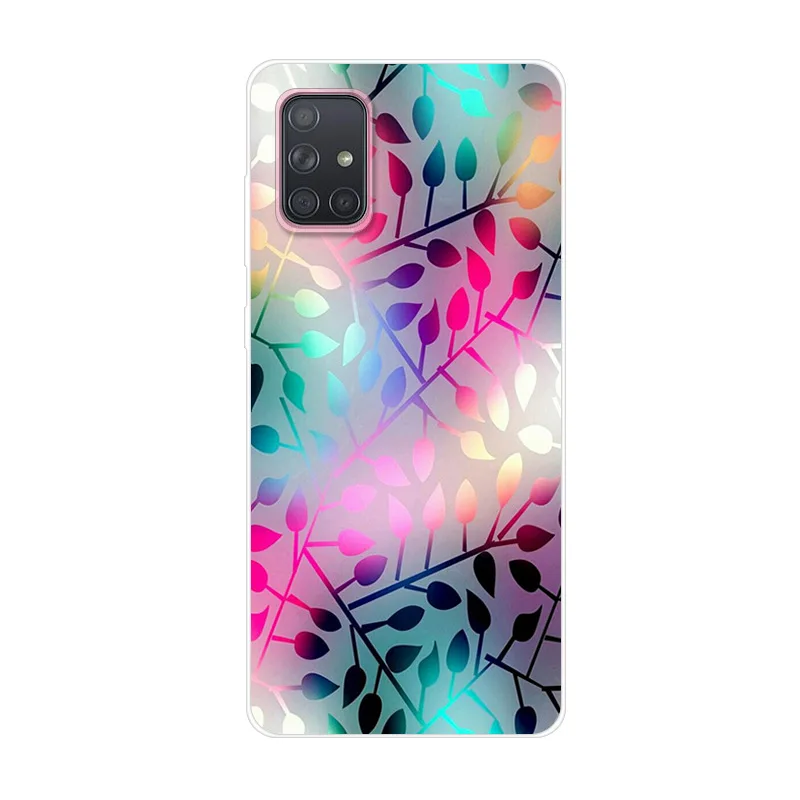 For Samsung A71 A52s A51 Case Clear TPU Silicone Soft Phone Cover Case For Samsung Galaxy A71 A52s 5G A51 Back Cover Case Funda