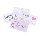 30 шт.упак. белый благодарю вас за поддержку Бизнес посылка украшение За гранью благодарны 