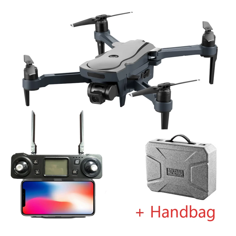 OTPRO мини-Дрон gps 5,8G 1 км Складная рукоятка FPV с камерой 4K UHD 1080P RC Дрон Квадрокоптер RTF высокоскоростной Дрон Вертолет НЛО - Цвет: DRONE HANDBAG