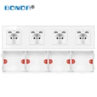 Настенная электрическая розетка BONDA, 110-250 В, 16 А, с Usb-портом, 344 х 86 мм