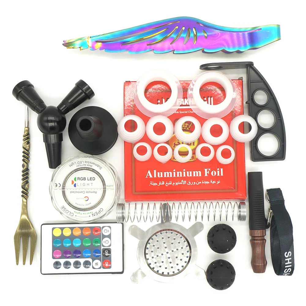 1 комплект набор для кальяна светодиодный светильник кой масляный Ловец вилка