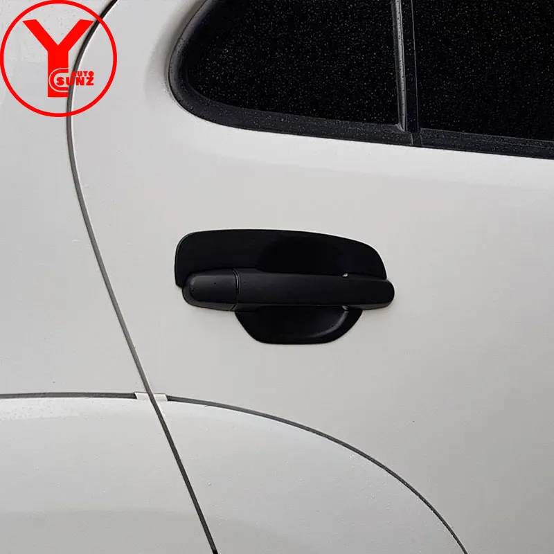 2012-2014 дверная ручка вставка для Toyota SUV FORTUNER SW4 2012 2013 2014 ABS черная Чаша Fortuner + YCSUNZ |