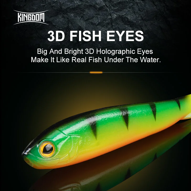 Великолепный Т образный усилитель Kingdom IMPULSE Paddle Shad мягкие приманки для рыбалки 160