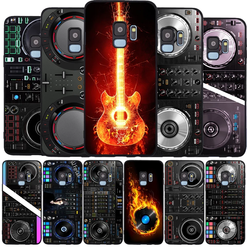 Чехол для телефона ddj dj music мягкий силиконовый черный чехол из ТПУ Samsung Galaxy Note 8 9 S6 S7