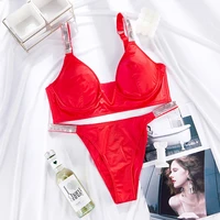 thin cup womens bra set diamond no steel thin cup comfortable girls underwear set essential womens secret for sexy party