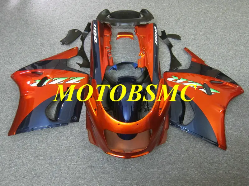 Обтекатель мотоцикла комплект для KAWASAKI Ninja ZZR1100 93 99 00 01 03 ZZR 1100 1993 2001 2003 красный