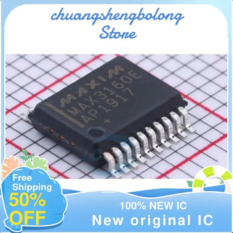 

10-200PCS MAX3160EAP+T MAX3160EAP SSOP20 New original IC