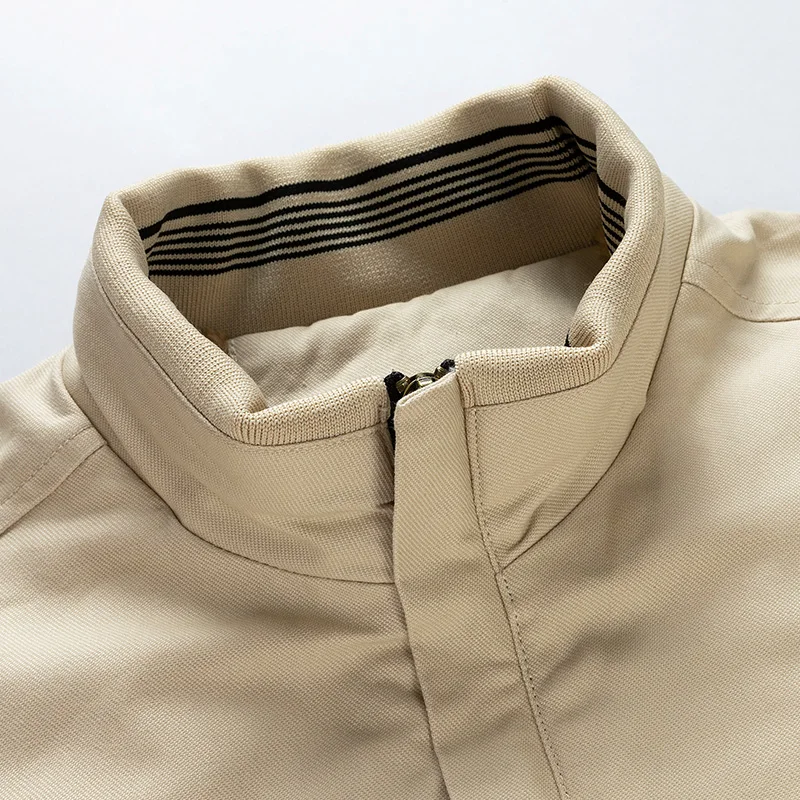 Мужская куртка бомбер осенне зимние флисовые теплые пальто мужские облегающие