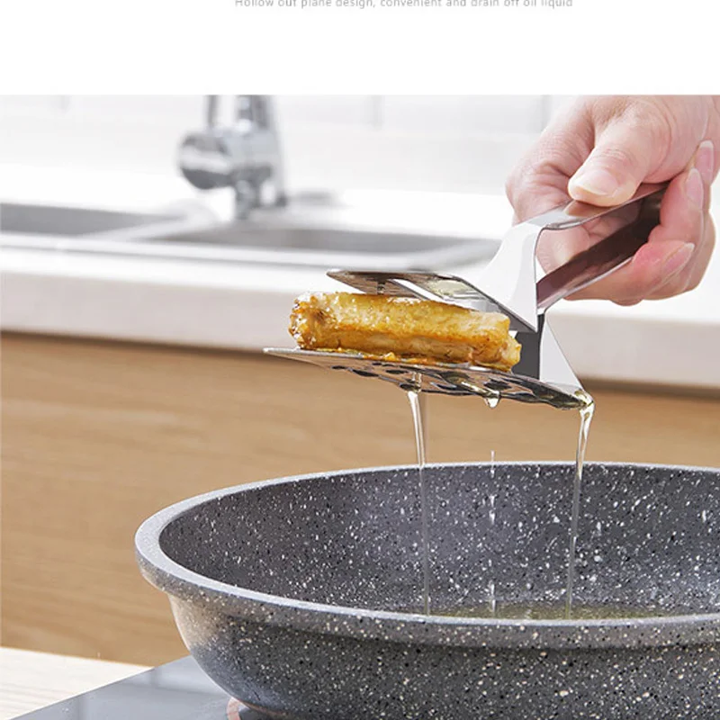 Щипцы для гриля из нержавеющей стали лопатка стейков жареная рыба лопата зажим