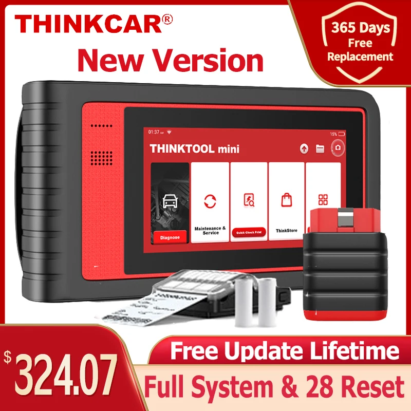 Мини сканер Thinkcar OBD2 профессиональный полнофункциональный диагностический OBD 2