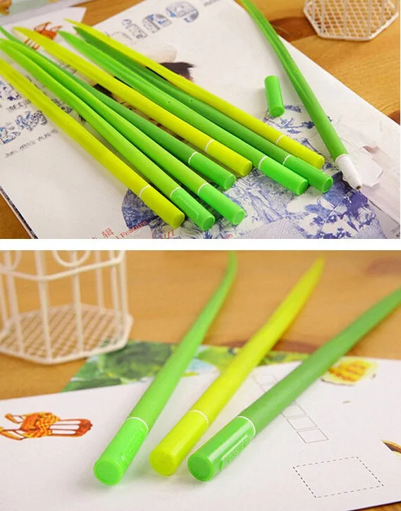 

36pcs/lot New cute small fresh high simulation grass potting decoration funny students' prize giftOffice Sign Pen