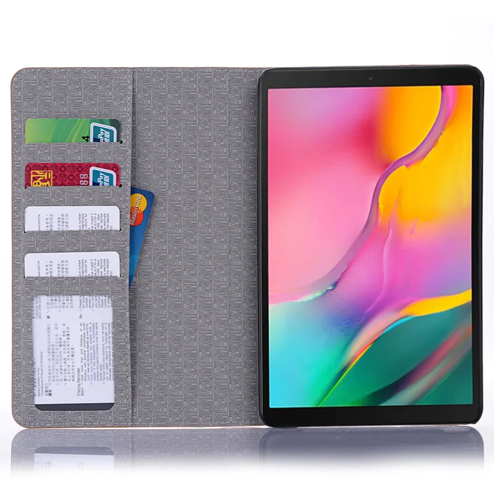 Высококачественный джинсовый кожаный чехол-бумажник для Samsung Galaxy Tab A 8 0 2019 чехол